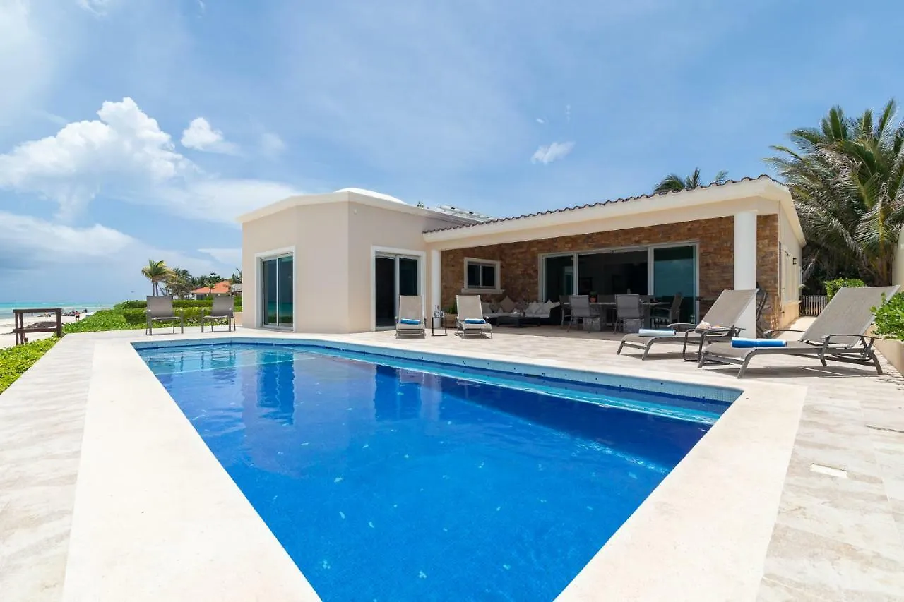 Casa Joya Del Mar - Oceanfront Villa For 10 - Playa Paradise Properties Playa del Carmen Mexico