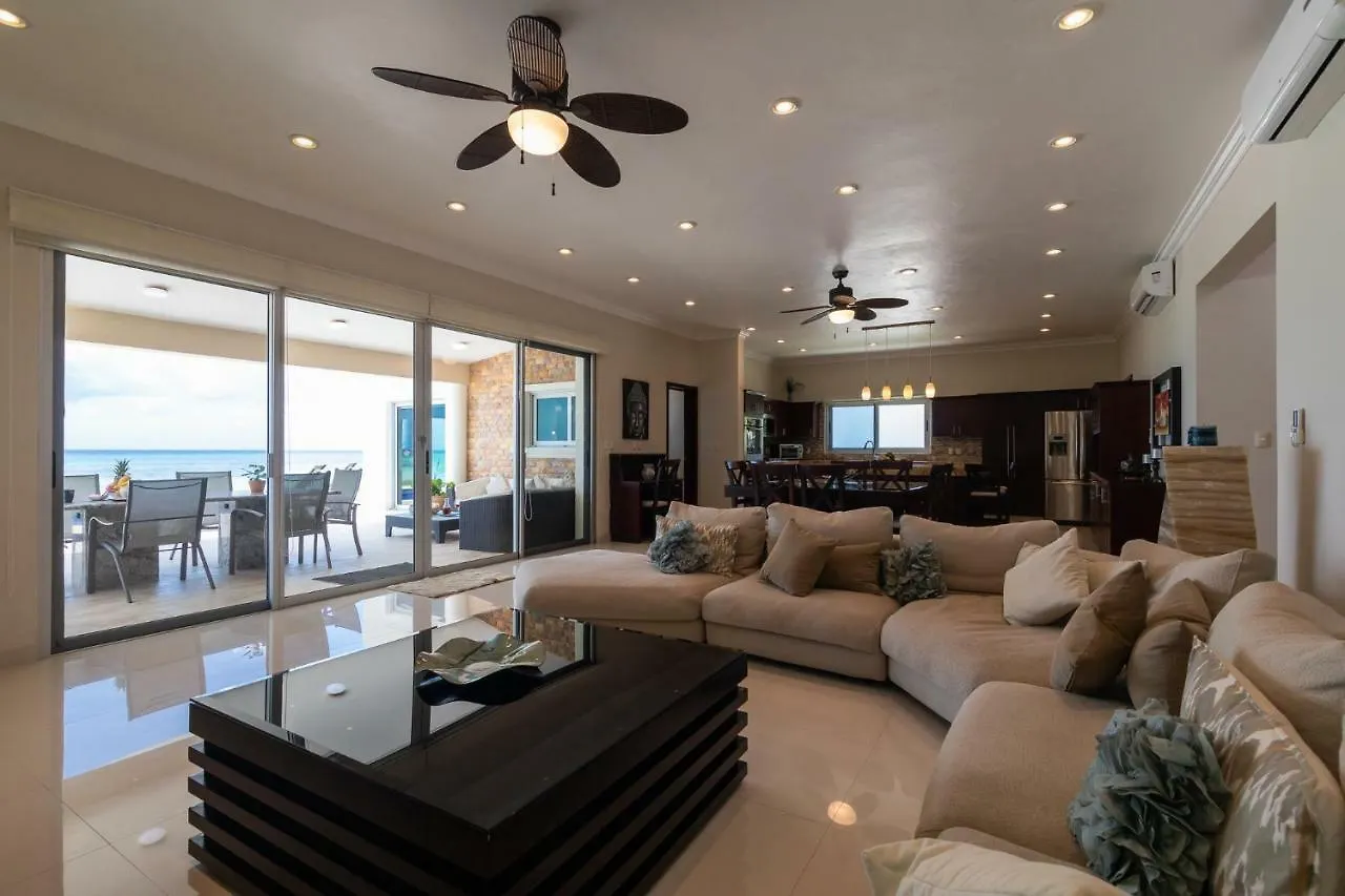 Casa Joya Del Mar - Oceanfront Villa For 10 - Playa Paradise Properties Playa del Carmen Mexico